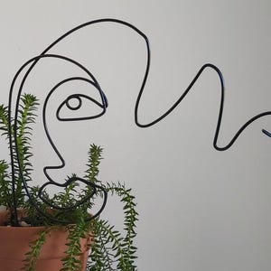 The Potted Profile wire plant stake. Indoor plant Decor. House plant decor. Plant bling. Plant pal. Indoor plant trellis. Plant support.