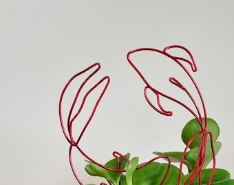Go With the Grow Zodiac Plant Stake. Plant accessory. Boho Garden Decor. Plant Pal. Plant Stick. Pisces Plant Bling. Plant Pick.