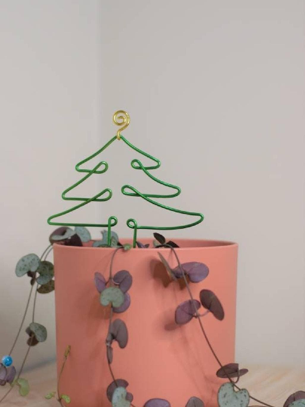 Christmas Tree Wire Plant Stake. Indoor Decor. House Decor. Plant Bling. Pal. Trellis. Support Etsy - Plantasticbydaley