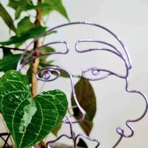 Face It, I’m Fab Indoor Plant Stake. Plant accessory. Garden Decor. Plant Pal. Quirky Plant Stick. Houseplant Accessory. Decorative Decor.