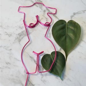 Lady fernbits- Indoor Wire Plant Stake, Garden Decor, Plant Pick, Houseplant Bling, Garden Goodies, Plant Pal, Pot Plant Decor.