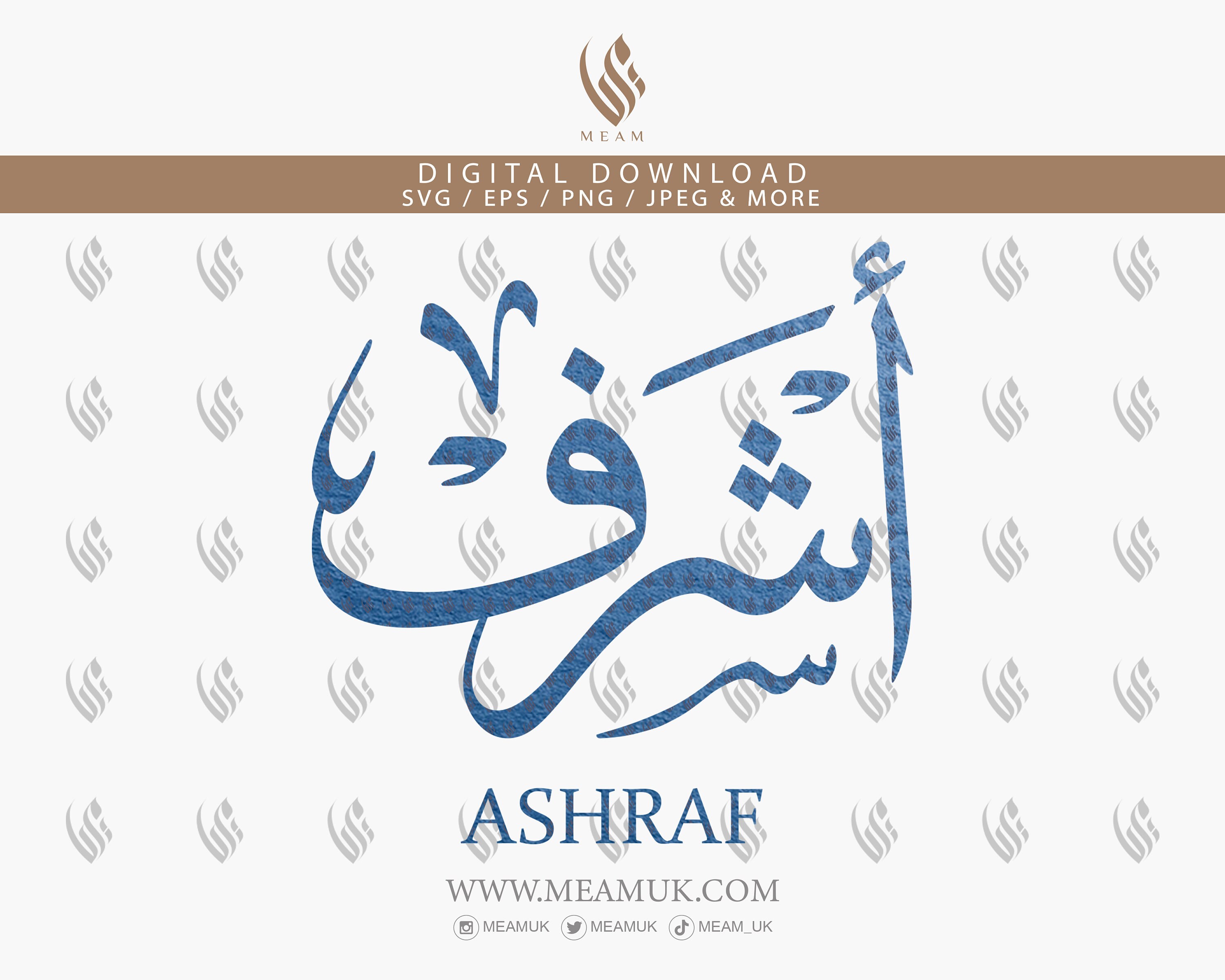 Ashraf Name Logo Ashraf Name Men s T Shirts CafePress