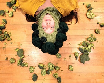 Broccoli Hood Crochet PATTERN