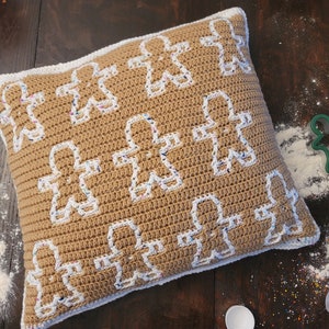 Gingerbread Overlay Mosaic Crochet PATTERN ONLY image 3