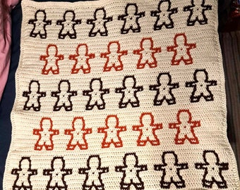 Gingerbread Overlay Mosaic Crochet PATTERN ONLY