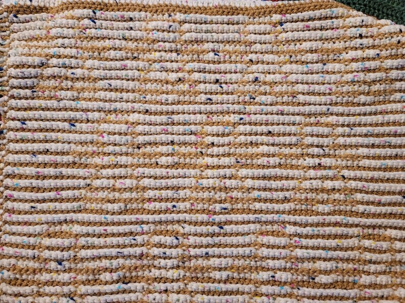 Gingerbread Overlay Mosaic Crochet PATTERN ONLY image 6