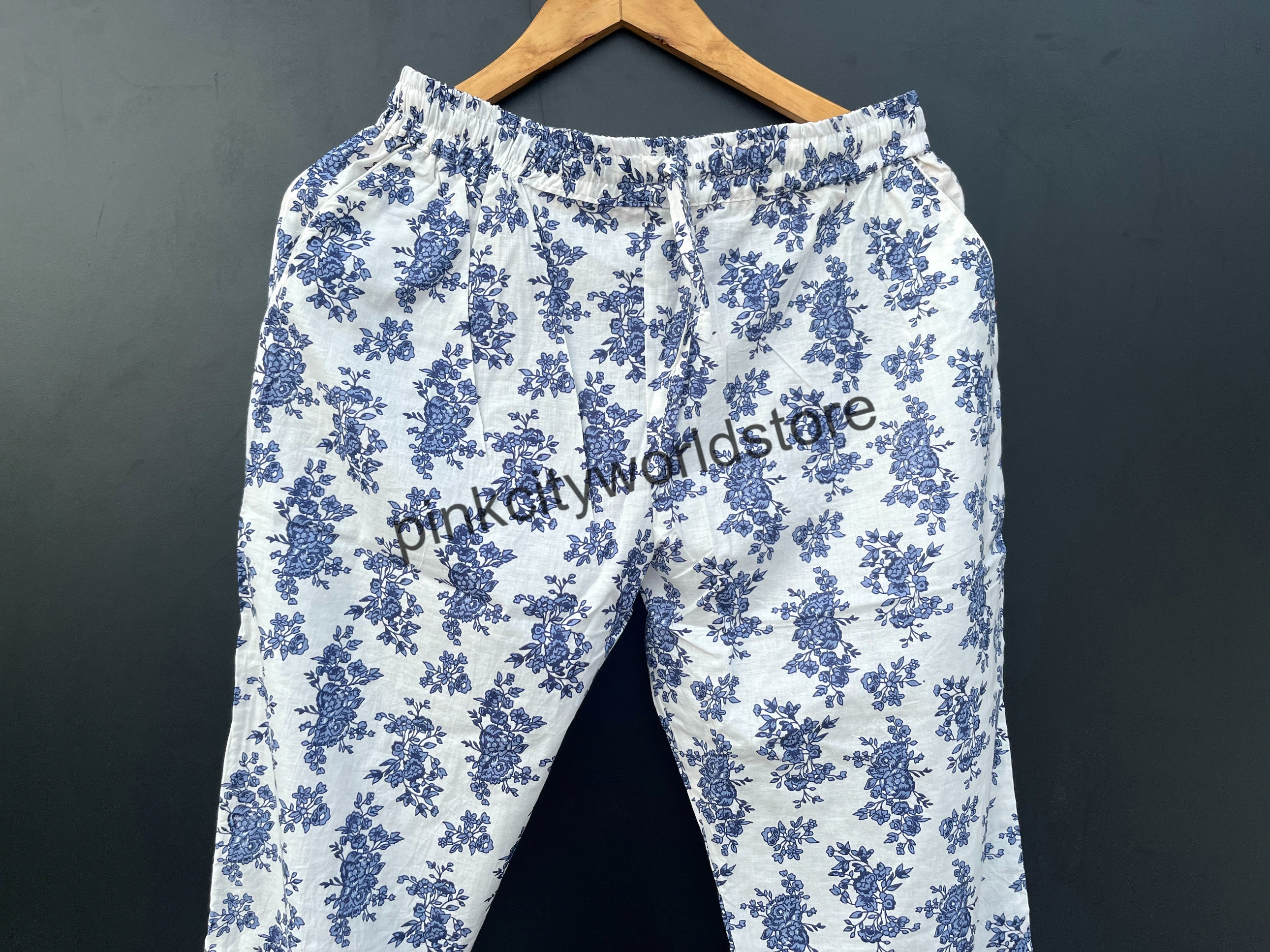 Cropped Pyjama Bottoms Etsy Canada