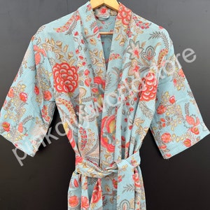 Waffle Linen Robe Kimono Robe Linen Spa Robe Sauna Robe Bath Robe Home Wear Balticbloom