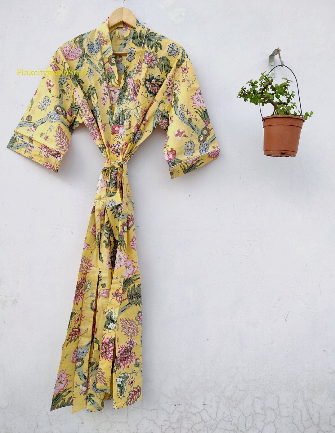 Floral Print Robes Bridesmaid Kimono Robe Floral Kimono Etsy New Zealand