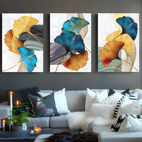 Large Leaf Wall Art Etsy