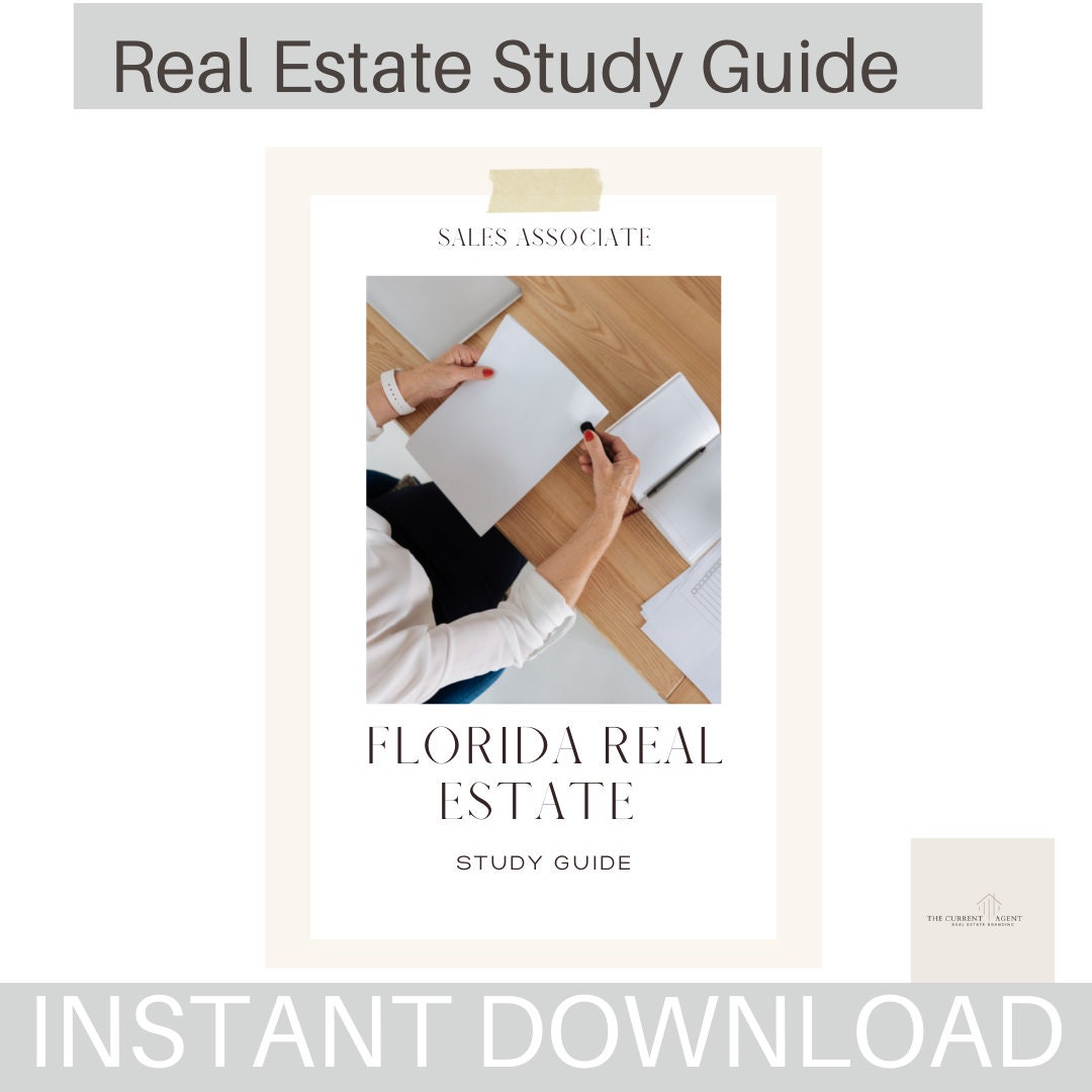 Florida State Real Estate Study Guide for Passing FL Real Estate Exam