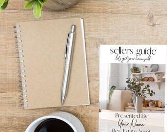 Listing Presentation Template for Real Estate Agent | Listing Agent | CMA Report | Seller Guide | Real Estate Marketing | Editable Canva|PNG