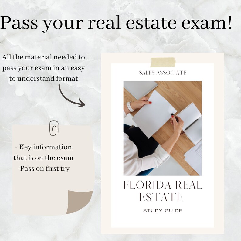 Florida State Real Estate Study Guide for Passing FL Real Estate Exam