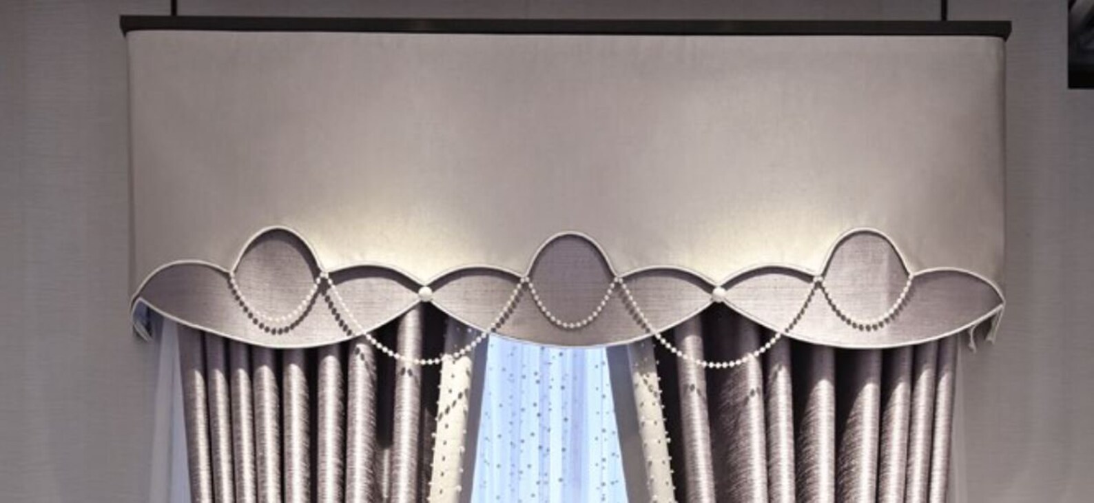 2022 Luxury Embroidered Pearls Curtains for Living Room Luxury Etsy