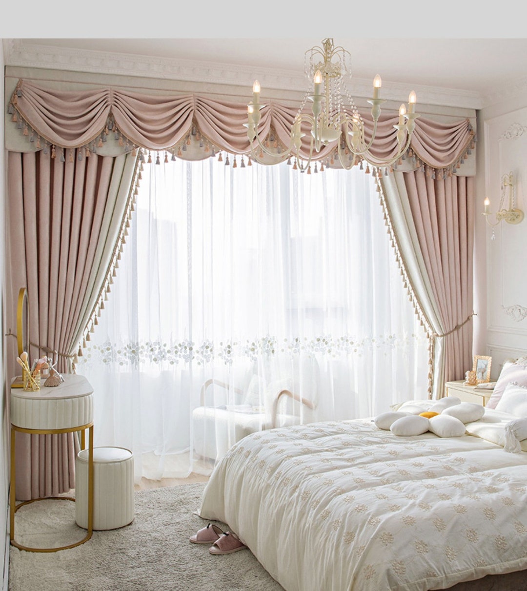 Highend Curtains for Living Dining Room Bedroom Light Luxury Etsy