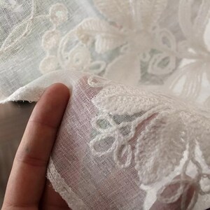 2022 Embroidery Lace Roman Curtain Iris Tectorum Maxim - Etsy