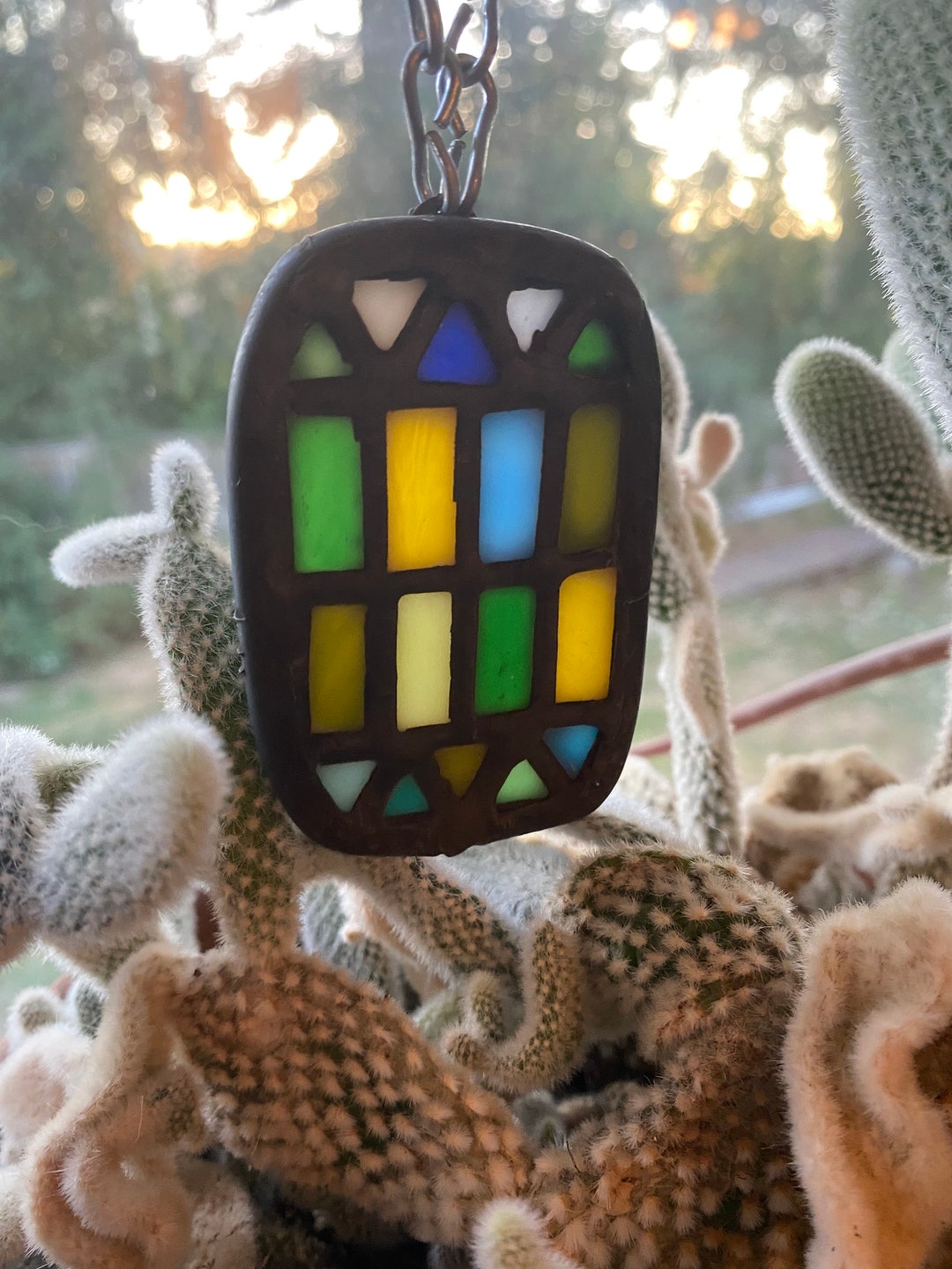 Mini Stained Glass Window Multi Etsy