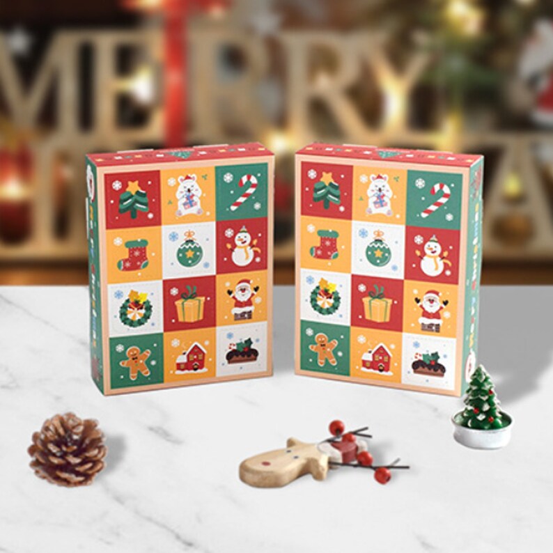 Christmas Mystery Box, Christmas Surprise Advent Calendar for Kids
