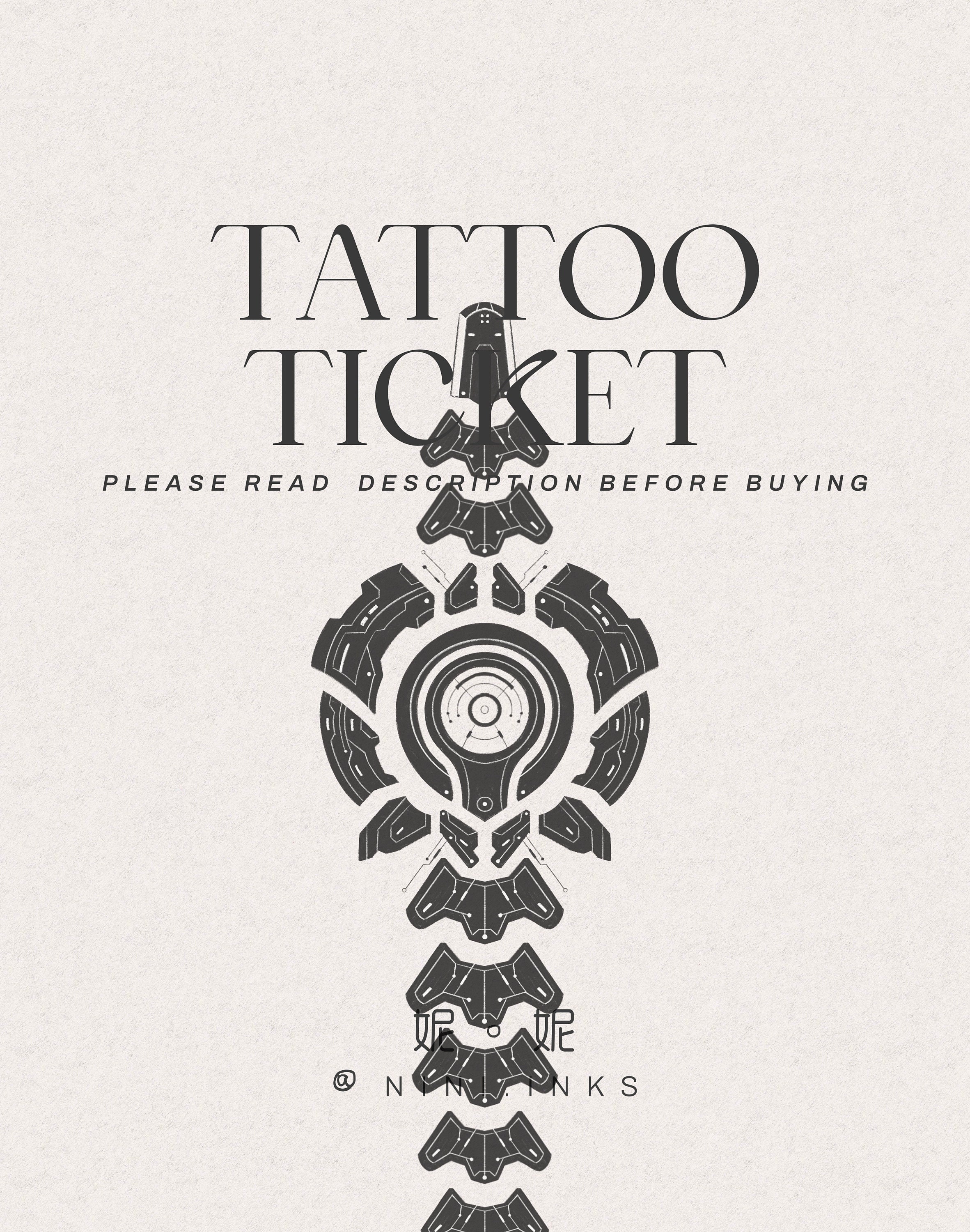 Tattoo Ticket by Nini.inks | 