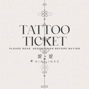 Tattoo Ticket by Nini.inks | "Tassel"