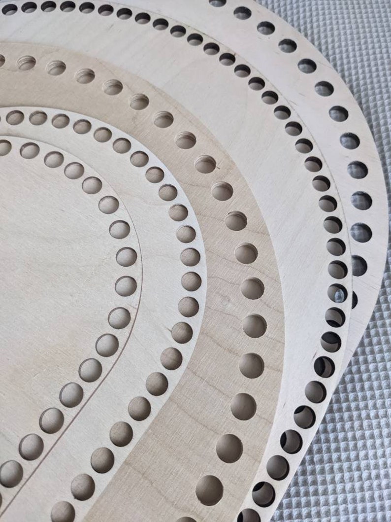 Strong Moses Basket Base. Many Sizes. HOLES 10 MM. Crochet Etsy