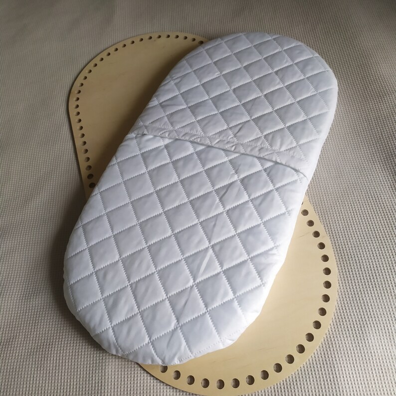 Moses Basket Kit. Wood Base Foam Covered Pad Sheet. Wooden Etsy