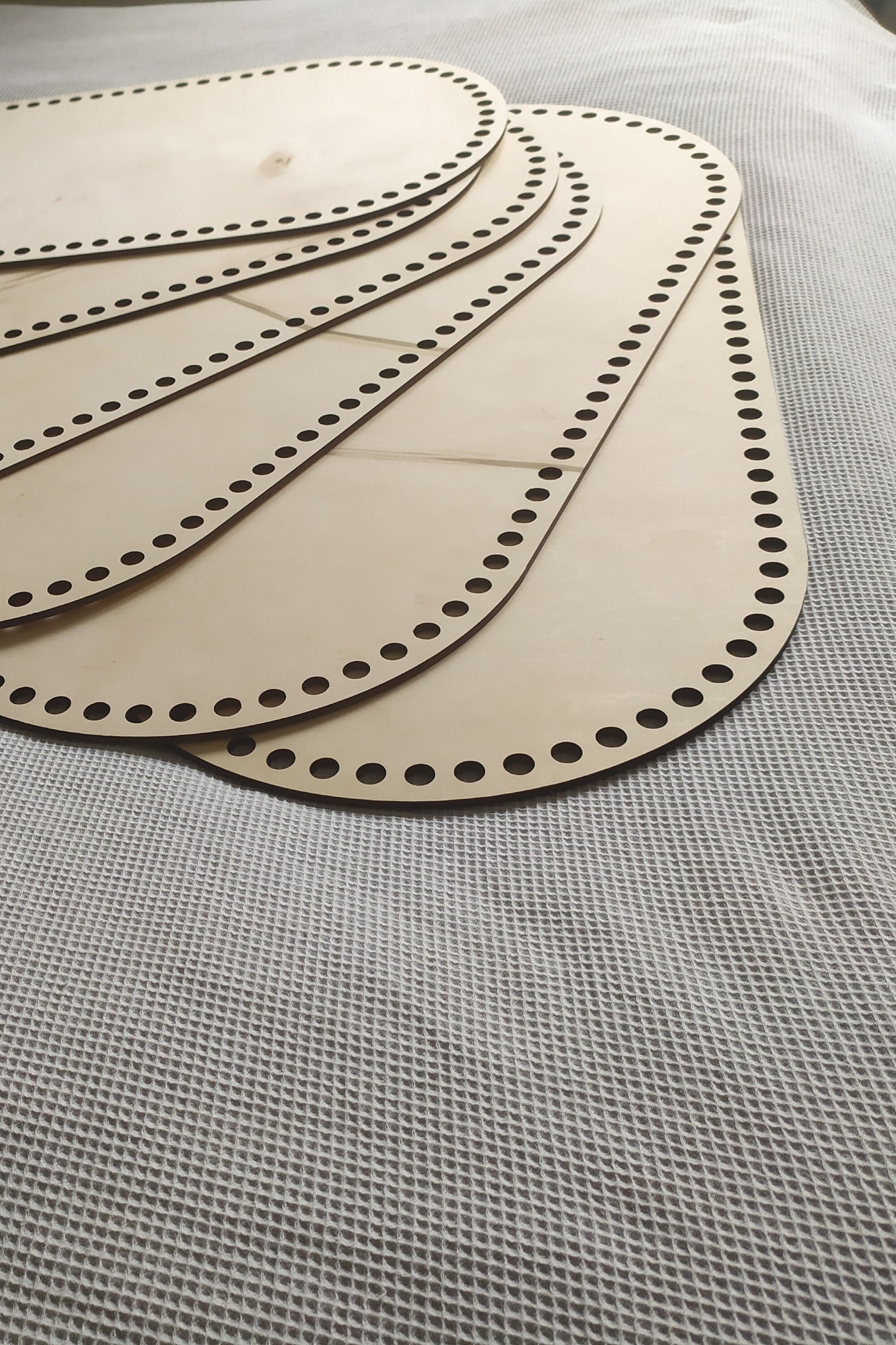 Large Moses basket base. Crochet wood base. Baby basket form. Etsy