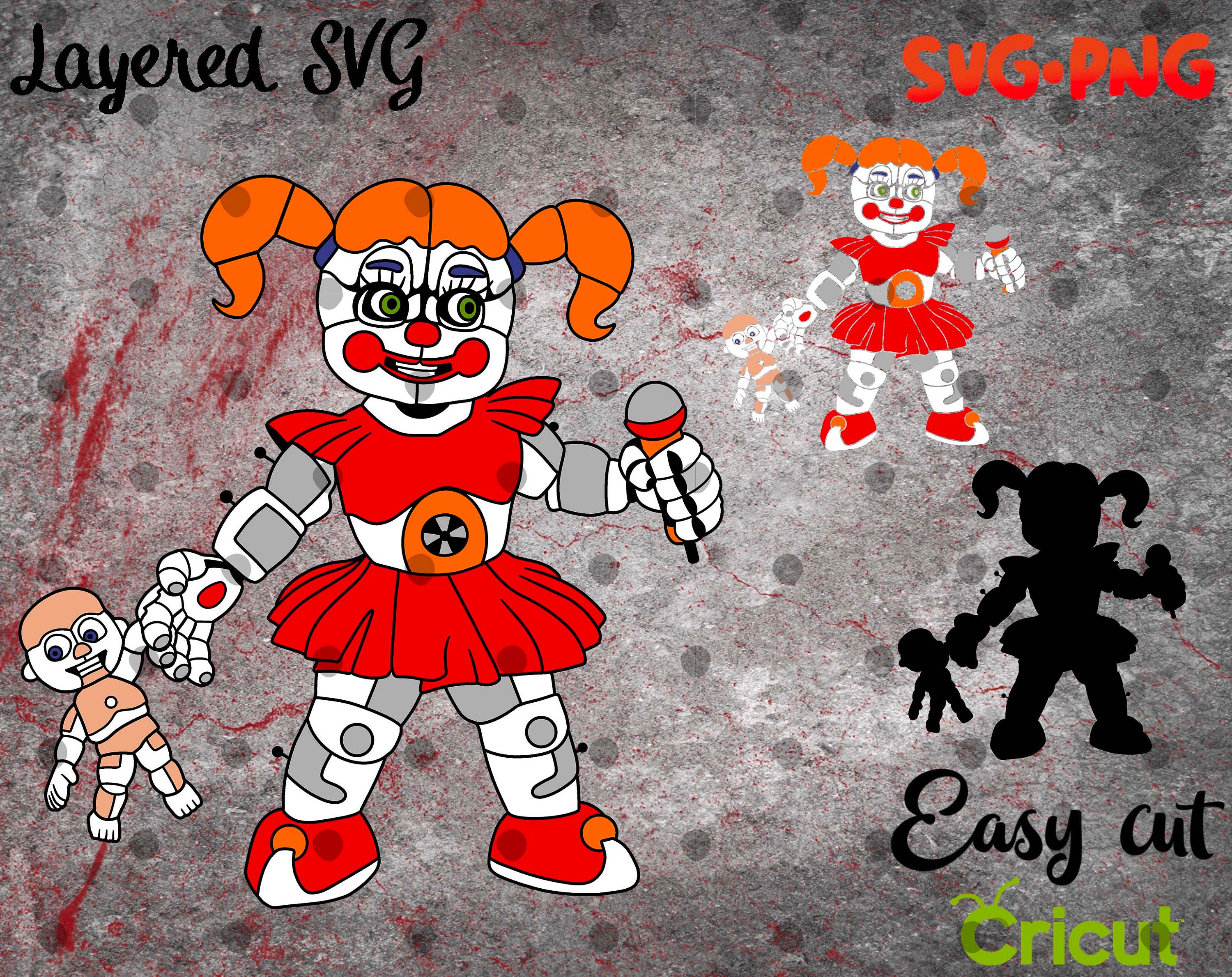 Circus Location FNAF. Girl 45cm18inch 