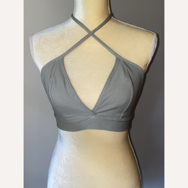 Triangle Halter Top Pattern Triangle Crop Top Sewing Pattern PDF | Halter Bralette Pattern | XS ...