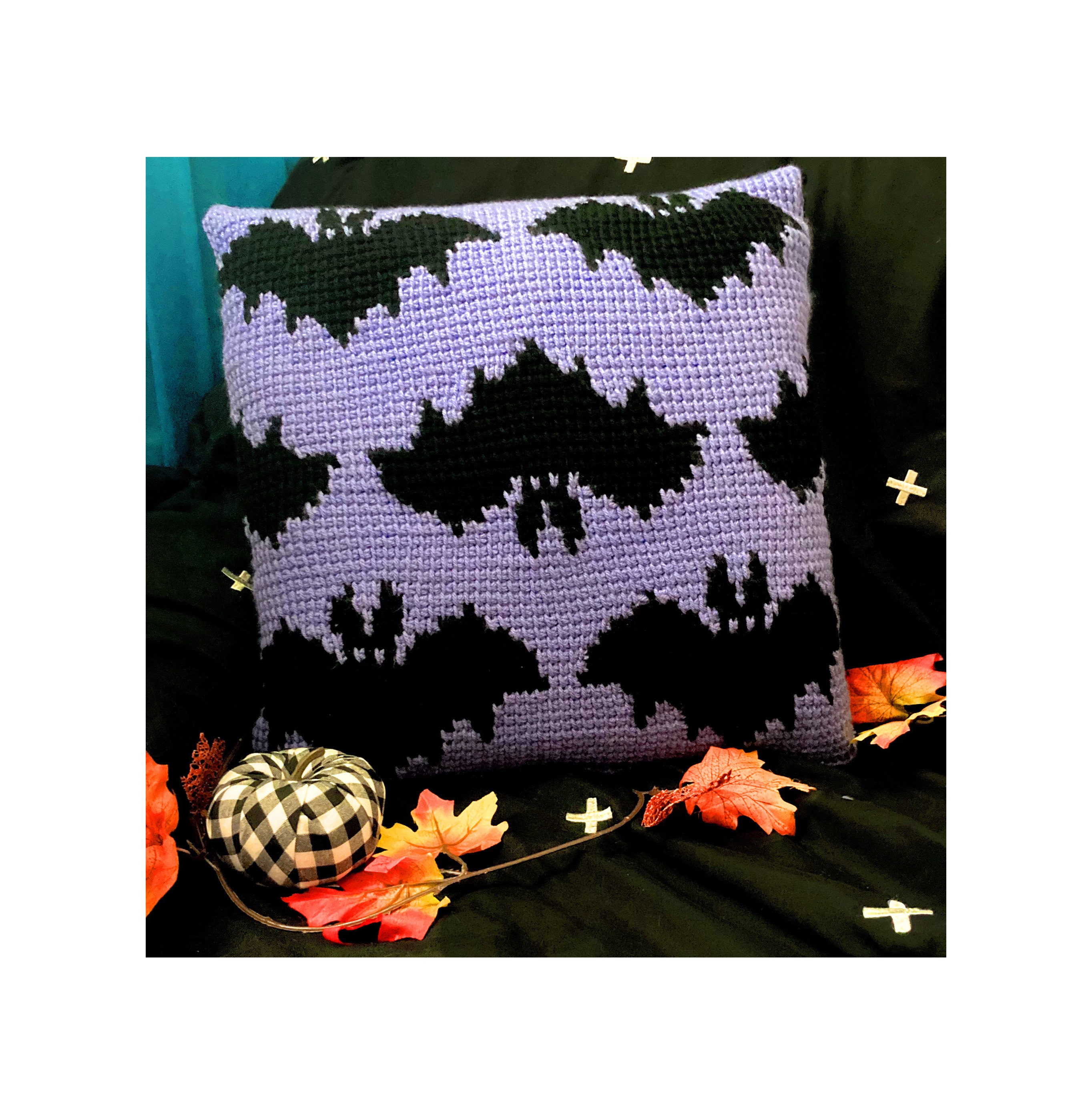 Big Bats Tunisian and Single Crochet Pattern