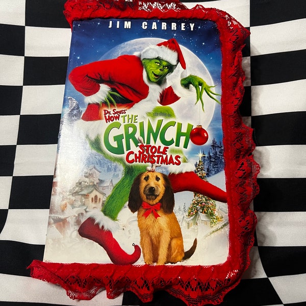 VHS How the Grinch Stole Christmas Junk Journal