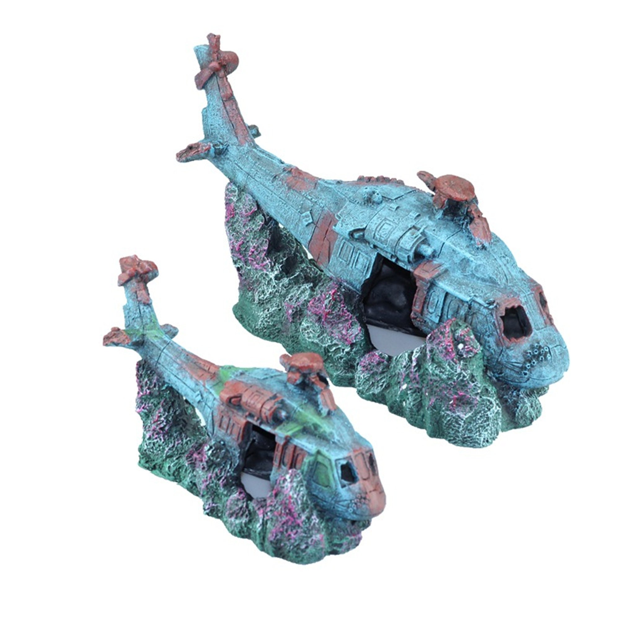 Aquarium fish tank fighter plane crash warship shipwreck Etsy