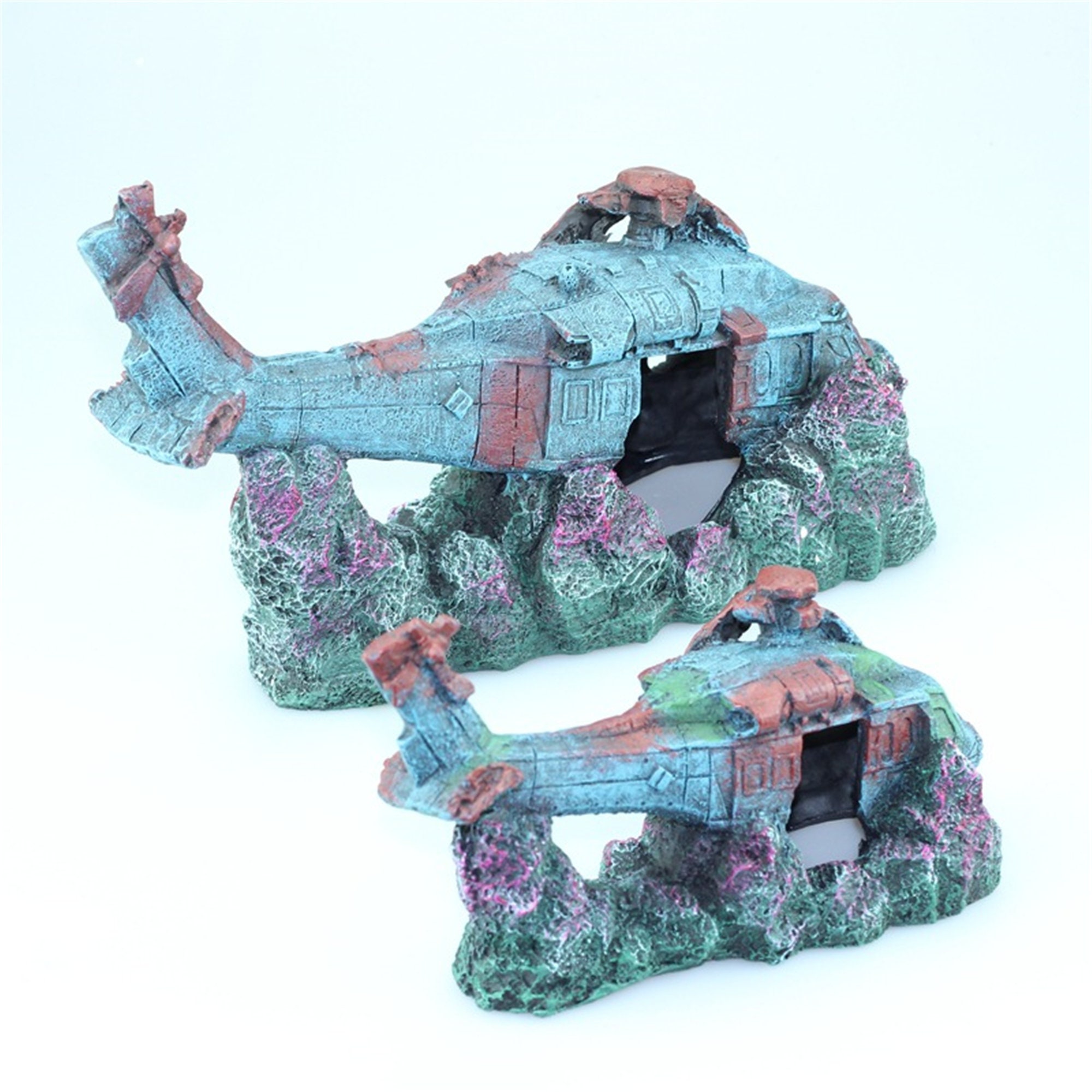 Aquarium fish tank fighter plane crash warship shipwreck Etsy