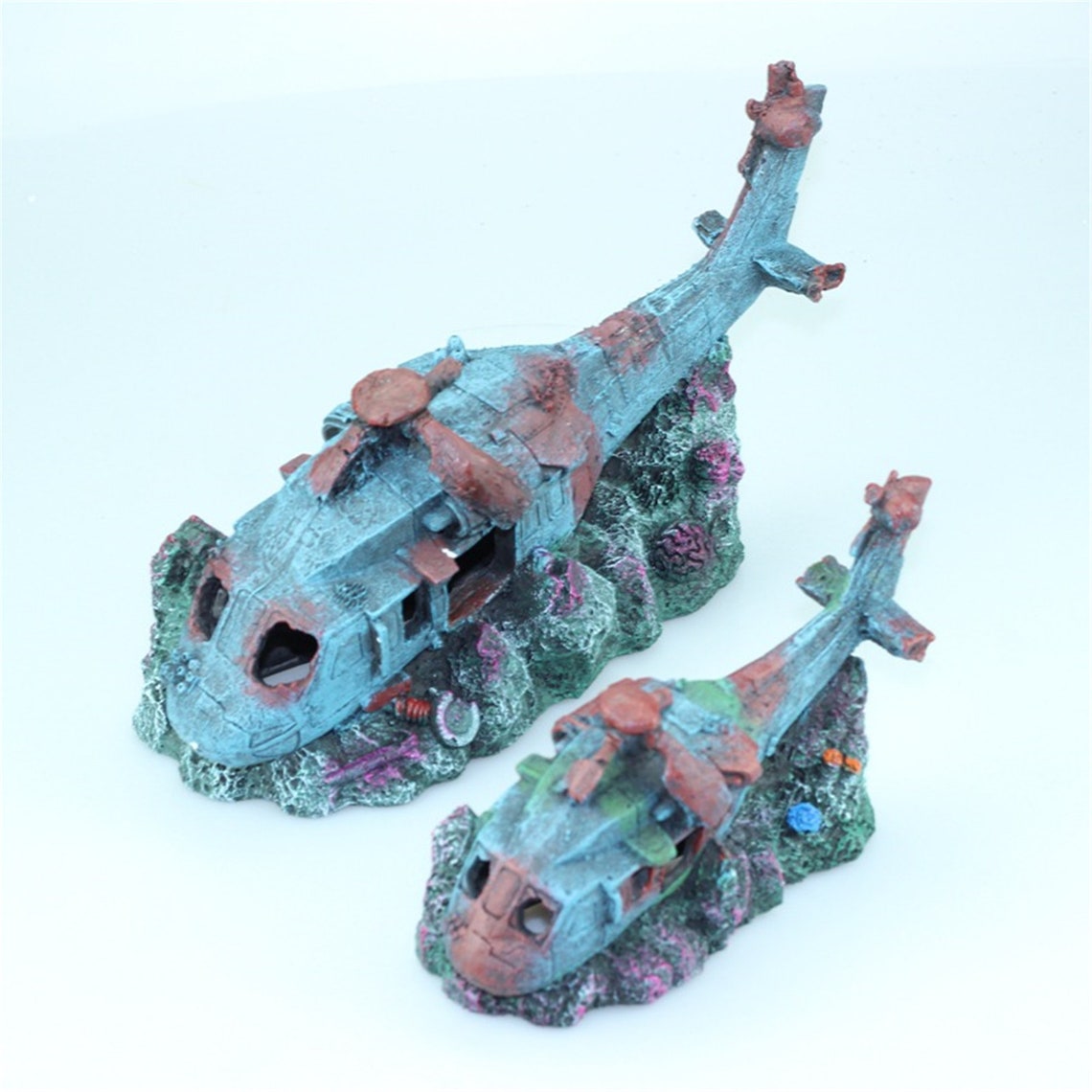 Aquarium fish tank fighter plane crash warship shipwreck Etsy