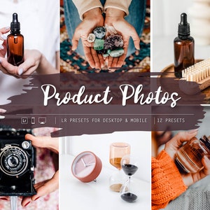 12 Mobile & Desktop Lightroom Presets, Instagram Presets, Produkt Presets, Warm Presets, Desktop Presets, Natural Presets, Mobile Presets