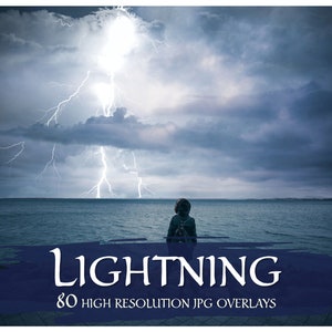 80 Overlays, Lightning overlays, 80 jpg overlays, sky overlays, photo overlays, storm overlays, thunder overlays, photoshop, thunderstorm