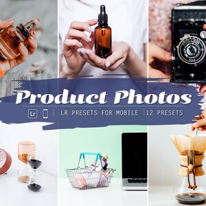 12 Mobile Lightroom Presets, Instagram Presets, Produkt Presets, Produktfotos, Mobile Presets, Shop Fotos Presets, Lightroom Presets