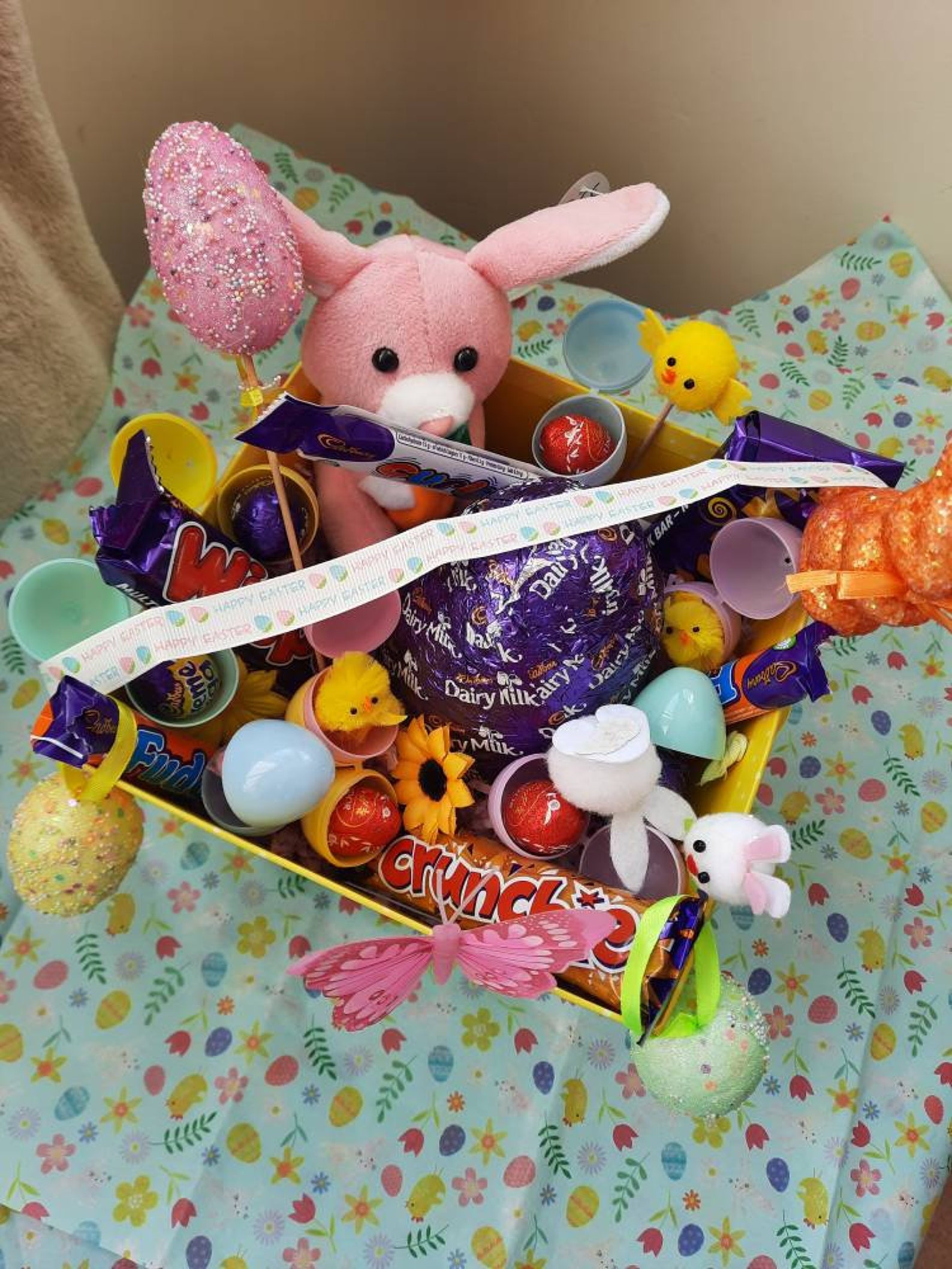Easter egg gift box. Easter egg hunt kit. Easter gift for Etsy