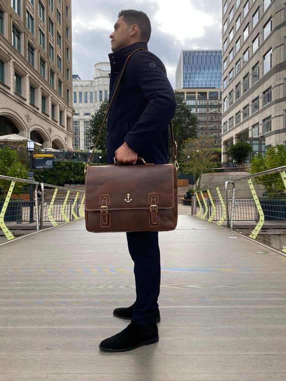 leather office bag