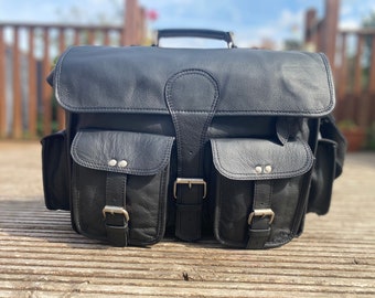 Handmade Leather Messenger Bags Satchel business bag, school bag, office bag, military bag, daily commute bag.
