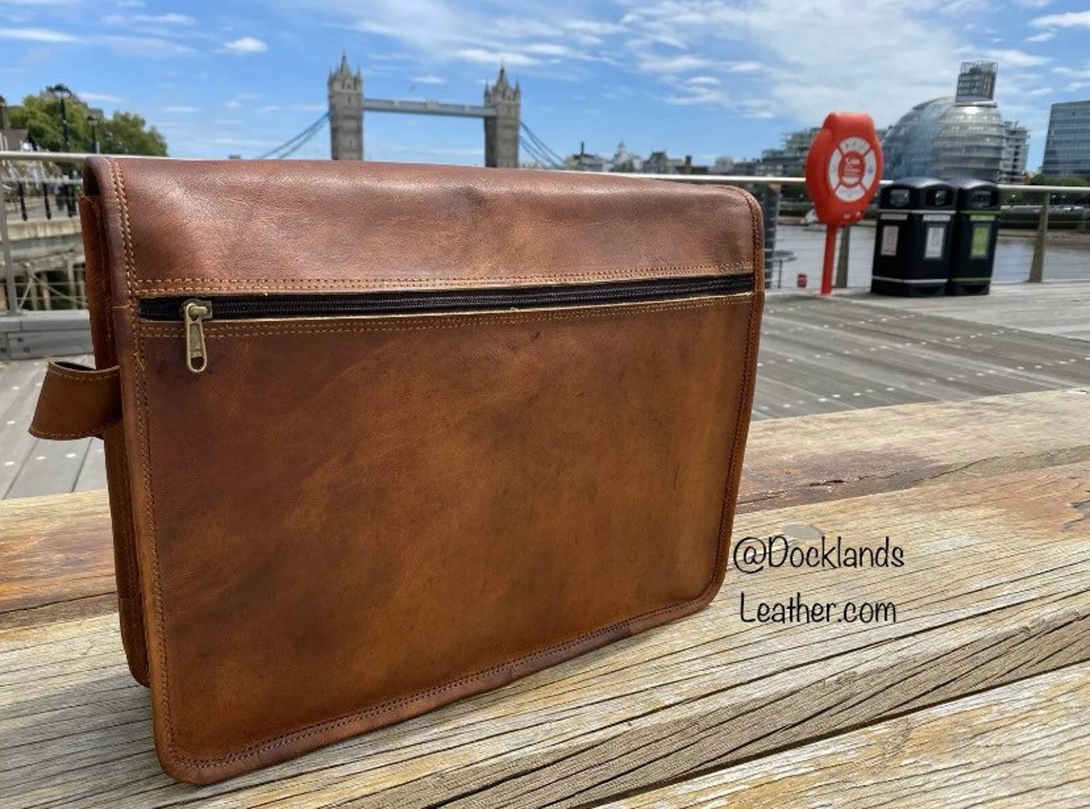 Vintage Goat Leather Messenger Real Satchel Genuine Laptop Bag Etsy