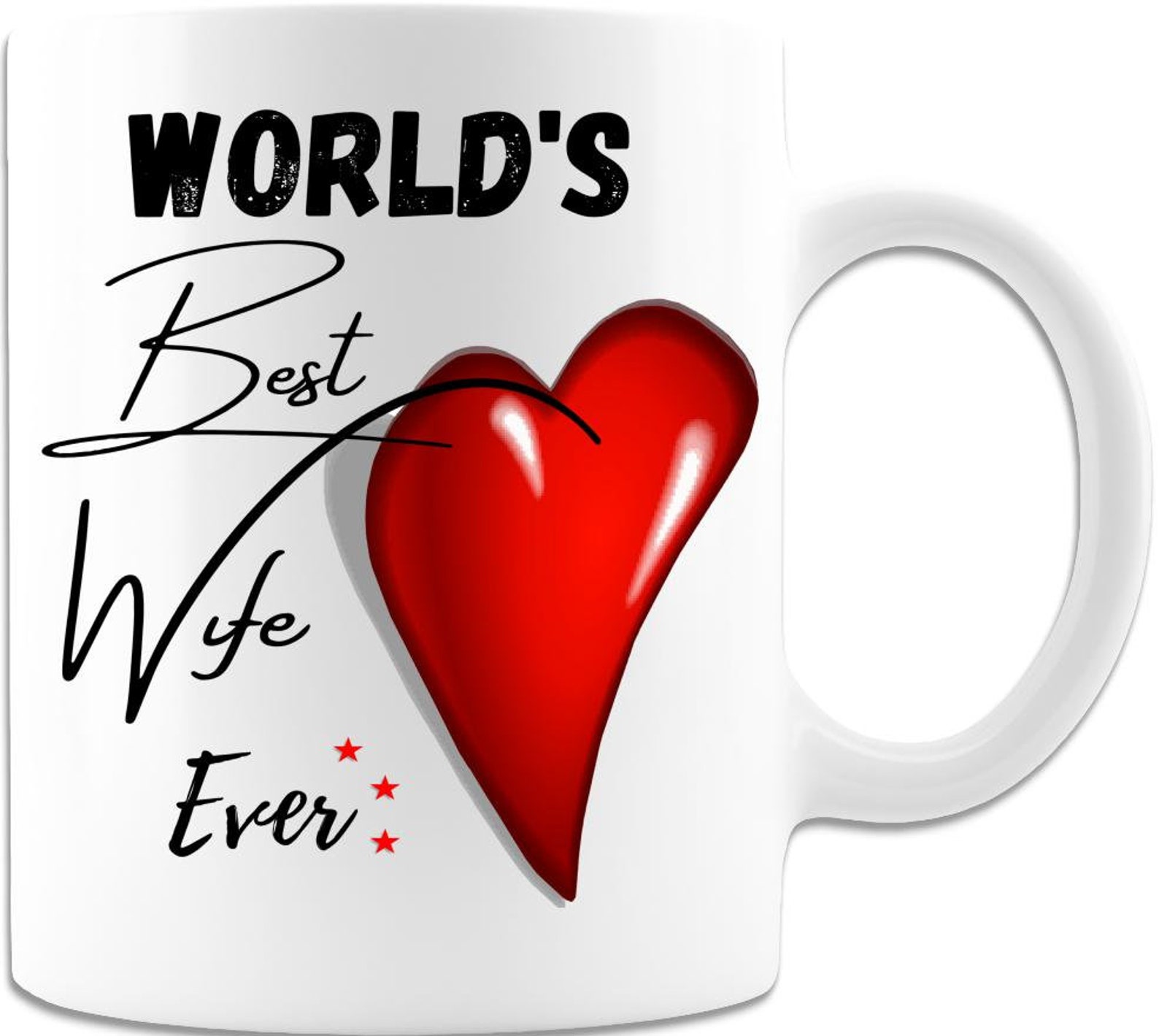 World's Best Wife Ever. Great Coffee or Tea Mug Gift For Etsy