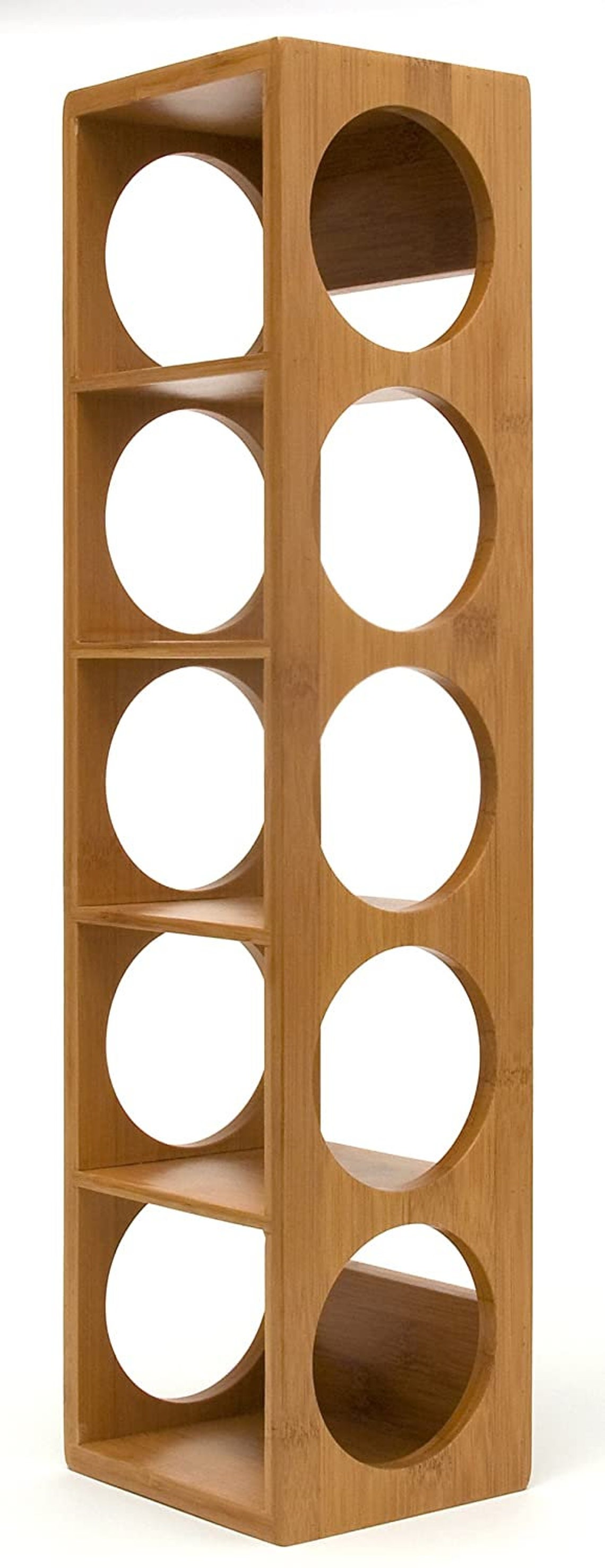 Tall Narrow Wine Rack Stackable 5Bottle Wine Rack Bamboo Etsy