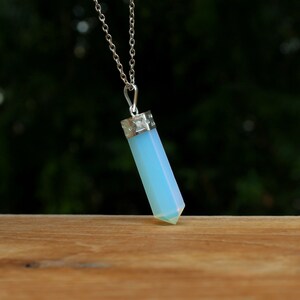 Opalite Pencil Point Pendant,Opalite Pendant
