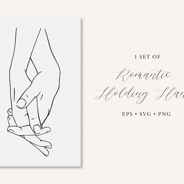 Holding hands svg, holding hands png, minimalist hands, holding hands line art, romantic holding hands drawing, couple holding hands