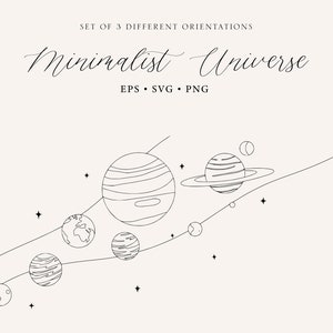 Universo Minimalista Galaxia svg, galaxia estrellas svg, espacio exterior, galaxia minimalista Sistema Solar, Planetas SVG, Planeta svg, Espacio svg, tierra svg
