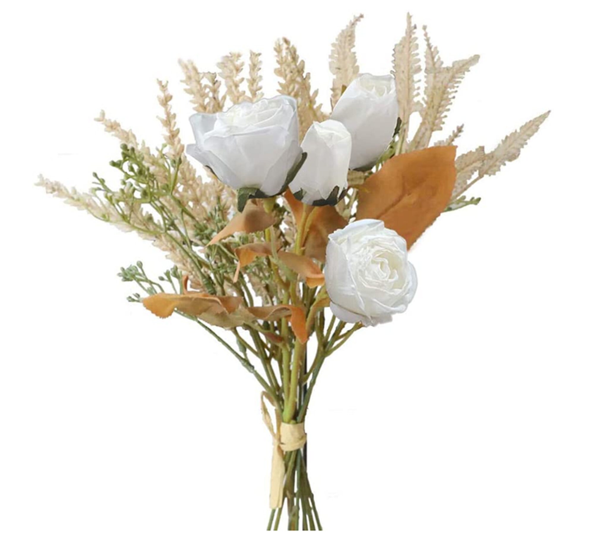 Artificial Dried Flowers Fake Silk Rose Flower Arrangements 2 Etsy