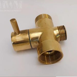 Unlacquered Brass Diverter For Shower Faucet System