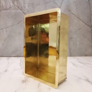 Handmade Solid Brass Shower Niche - Customized Shower Niche