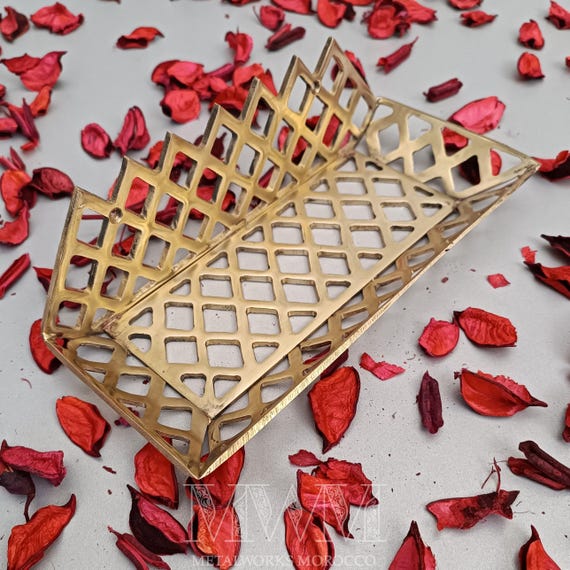 Unlacquered Brass Wall Shelf For Shower Or Bathroom - Handmade Shelves On Wall